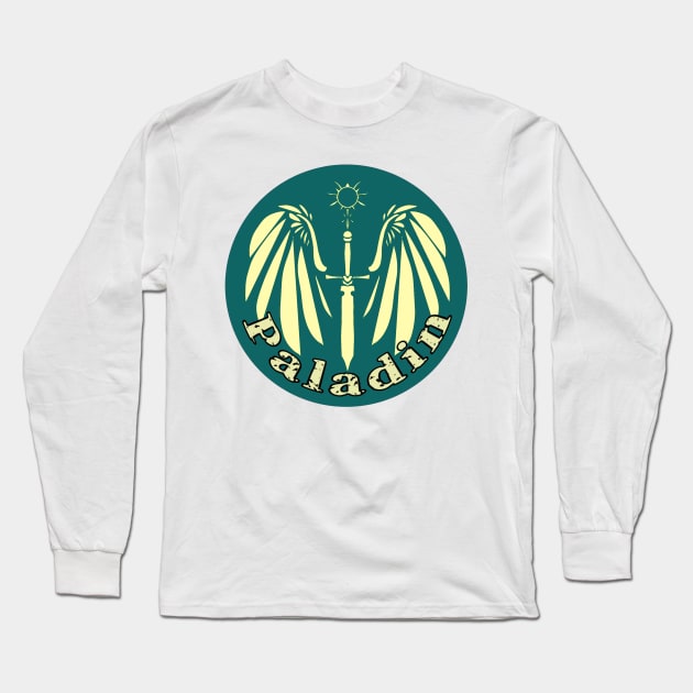 Paladin Icon Long Sleeve T-Shirt by FenrirStrange